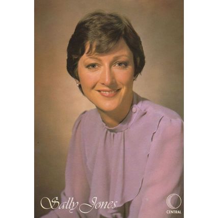Sally Jones Of Good Morning Britain Central TV Cast Card Photo