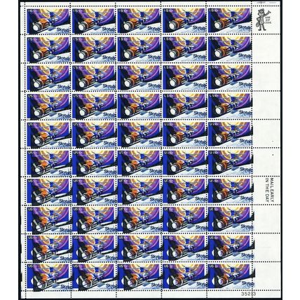 1529, MNH 10¢ Massive Black Color Shifted Way Up Freak Error Sheet - Stuart Katz