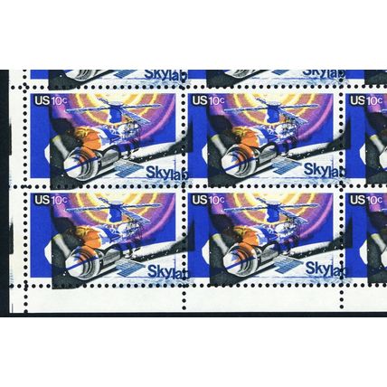 1529, MNH 10¢ Massive Black Color Shifted Way Up Freak Error Sheet - Stuart Katz