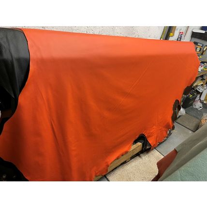 Italian Full Whole Leather Cow Hide Colour Sunset