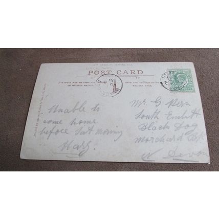 1910 fr real photographic Postcard - Anstey's Cove entrance, Torquay - Devon