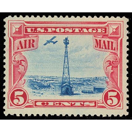 C11, Mint NH 5¢ MASSIVE Color Shift Error - Stuart Katz