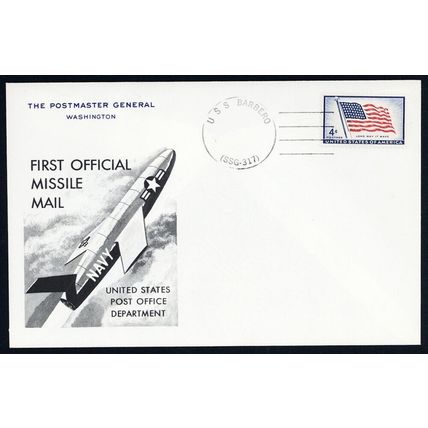 Missile Mail Very RARE Sample Cover Only 100 Made! - Stuart Katz