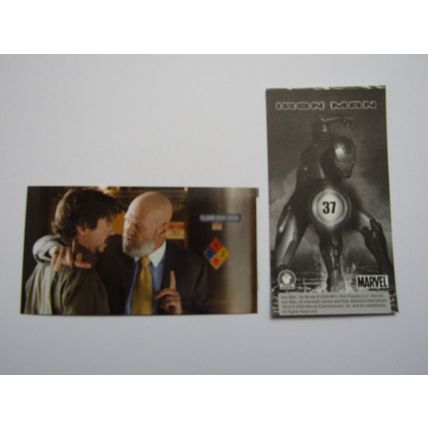 Marvel - Iron Man The Movie 2008 - Preziosi Sticker Drop-down Choice (e18)