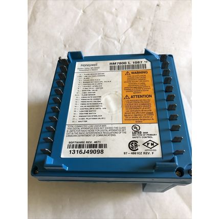 HONEYWELL RM7800 L 1087 BURNER PRIMARY CONTROLLER RM7800L1087,RM7800L 1087,ET,ER