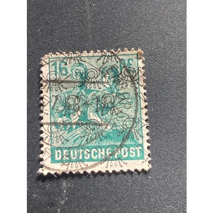 Briefmarke Alliierte Besatzung 16 Pfennig 1948 Michel 42 II gestempelt