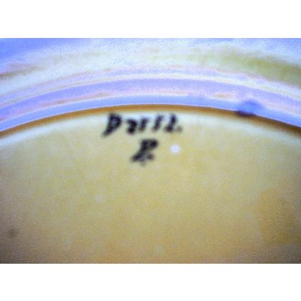 Antique Royal Doulton Plough Horses Plate Holbein Glaze 1906 Design D2552