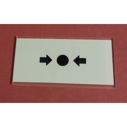 Fire Alarm Break Glass Manual Call Point Replacement Break Glass - FREE UK P&P !