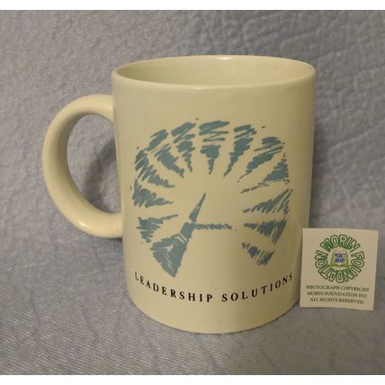 VERY RARE FIDELITY INVESTMENTS LEADERSHIP SOLUTIONS CERAMIC MUG circa late 1980s