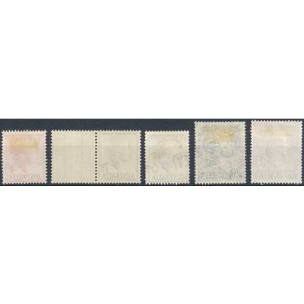 QEII - Australia 1955 - F H & NM H - SG 282 & 282a/d