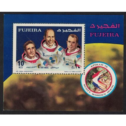 Fujeira Apollo 15 MS 1971 MNH MI#Block 89A