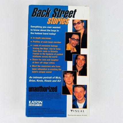 Backstreet Boys - Back Street Stories Unauthorized VHS Video Tape