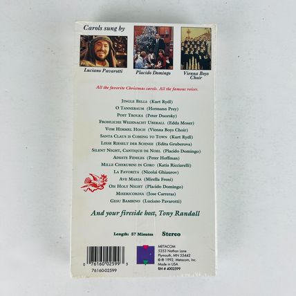 Pavarotti, Domingo & Friends Sing a Christmas Celebration VHS New Sealed