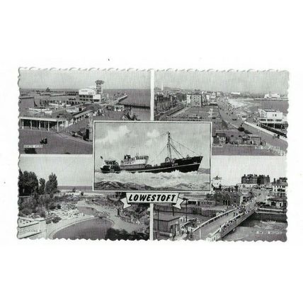 Lowestoft, Multiview RP Postcard.