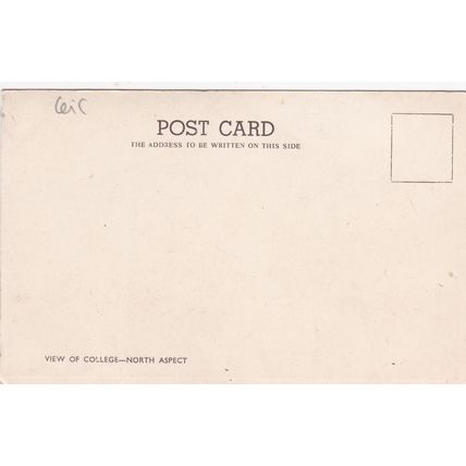 EC4 STANFORD HALL, CO-OPERATIVE COLLEGE , NR LOUGHBOROUGH .PRINTED POSTCARD