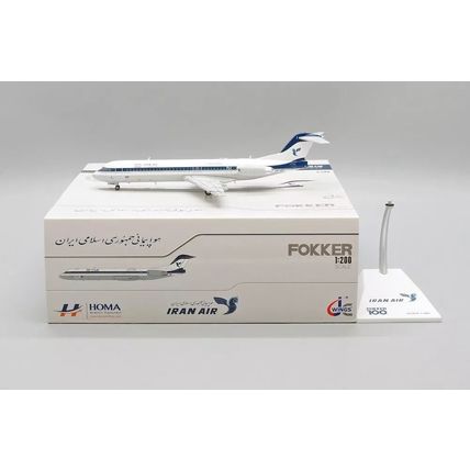 FOKKER 100 IRAN AIR REG: EP-IDG WITH STAND - JC WINGS LH2342 1/200
