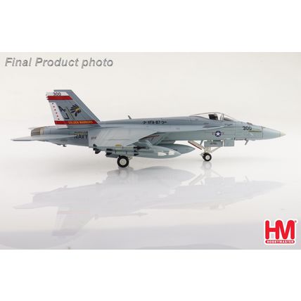F/A-18E GOLDEN WARRIORS 168910 VFA-87 2017 - HOBBY MASTER HA5141 1/72 PRE ORDER
