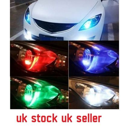 2 x 501 T10 Led Side Light Bulbs Green Red Blue Amber White Interior Car Wedge..