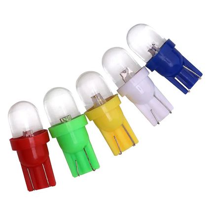 2 x 501 T10 Led Side Light Bulbs Green Red Blue Amber White Interior Car Wedge..