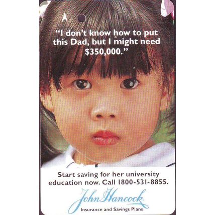 John Hancock Insurance and Saving Plans S'pore Transitlink Train/Bus Card