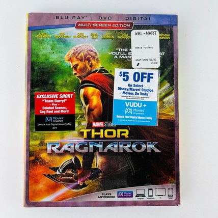 Marvel Studios Thor: Ragnarok Blu-ray + DVD + Digital HD Combo Disc