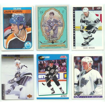 Jari Kurri 16x card lot incl Insert