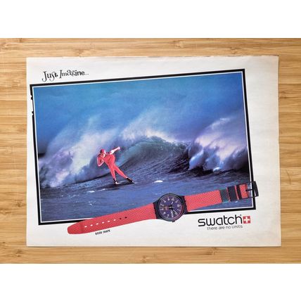 Swatch Original 1991 Vintage Print Ad