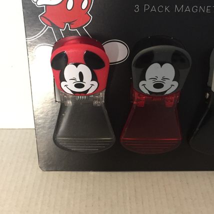 NEW Disney Mickey Mouse 3 Pack Magnetic Bag Clips