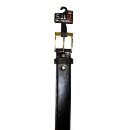 5.11 Tactical Casual Leather 1.5" Plain Belt 59501-Classic Brown-Medium