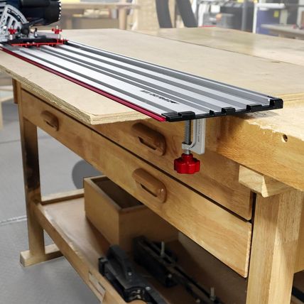 Milescraft 1409 Track Saw Guide - Universal for 7-1/4" Circular Saws, 50" Cuttin