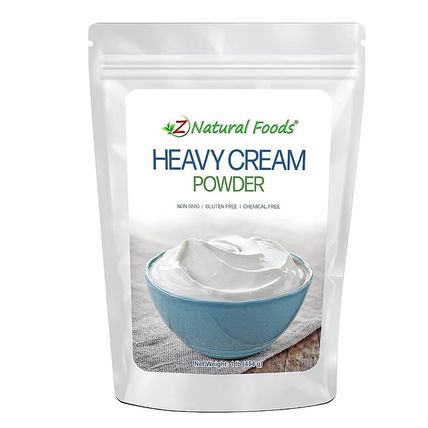 Z Natural Foods Heavy Cream Powder - Nutrient-Dense, Delicious Powdered Cream wi