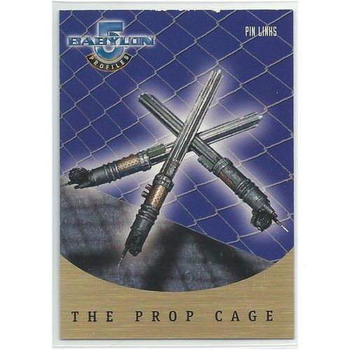 BABYLON 5 PROFILES ' PROP CAGE card # PC1 (1999)