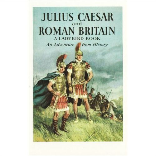 Postcard Julius Caesar Roman Britain Ladybird Book Cover 1959 Adventure History