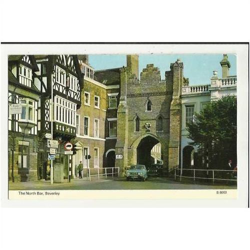 Yorkshire BEVERLEY North Bar Postcard by Dennis (B.6003)