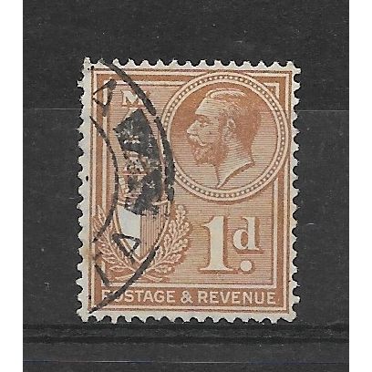 Malta.SG195 1d Chestnut.Fine Used.Sept18a