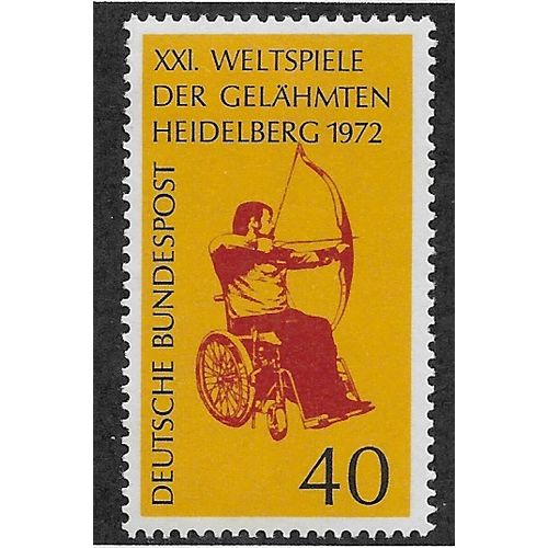 GER 1972 M/M 40pf 'WORLD DISABLED GAMES ' (EBID53-783)