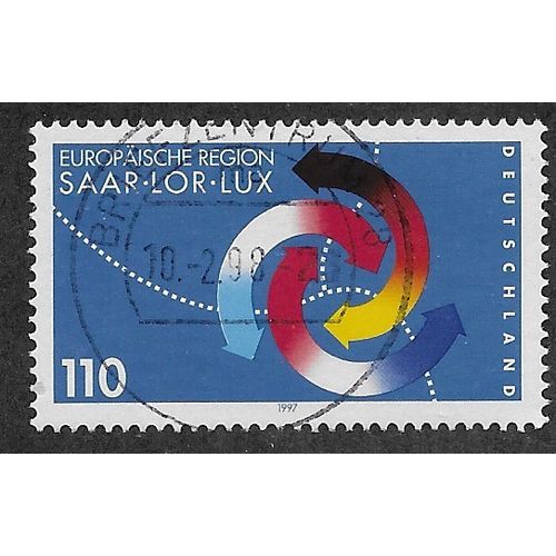 GER 1997 110pf 'SAAR - LOR -LUX' FINE USED (EBID61-557)