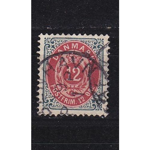 DÄNEMARK DANMARK [1875] MiNr 0026 II Y B b ( O/used )