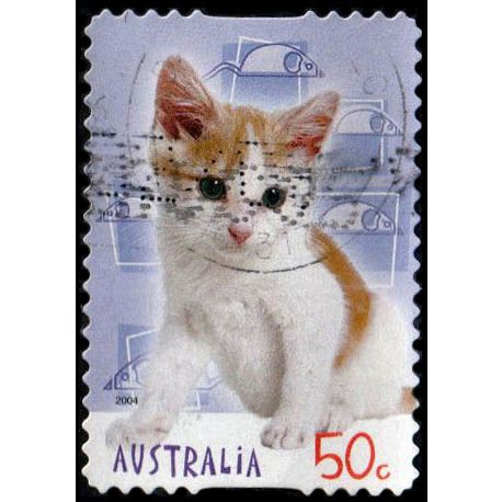 Australia 2004 Cats 50c Used p&s Stamp