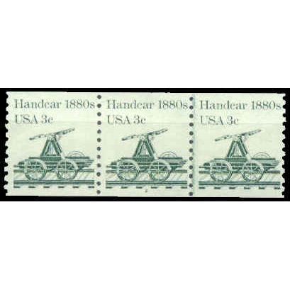 1898 3c Handcar Fine MNH Dry Gum PNC 2/3 P0977