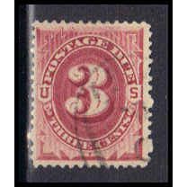 Used J17 3c Postage Due Fine W1065