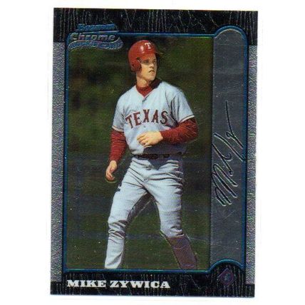 1999 Bowman Chrome Mike Zywica Rookie Card - Card # 172