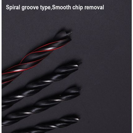 HARDEN wood drill bits set 8 pcs sizes 3-10 mm round shank (HAR 610287)