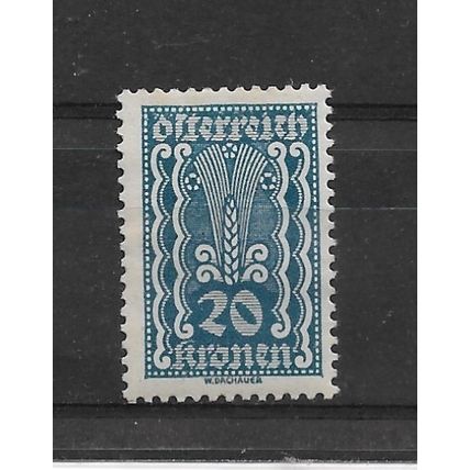 Austria.SG471 20k Ear of Corn (Blue).Mounted Mint.Aug22