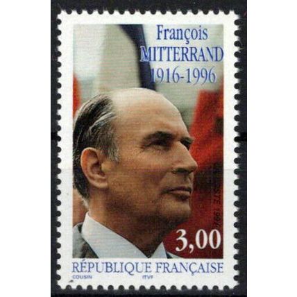 France 2552 MNH Francois Mitterrand Politician ZAYIX 1024S0160M