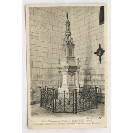 1915 postcard Tonnerre, Eglise Saint Pierre