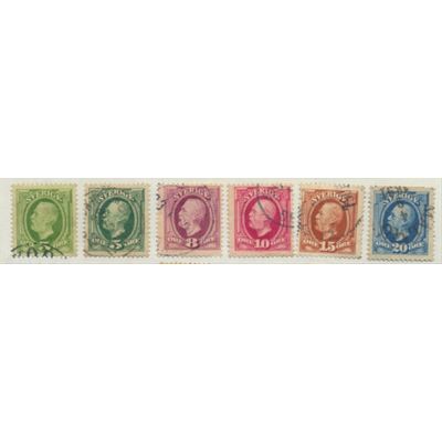 Sweden Stamps Scott #56 To 64 With 56a, Used, Scans of All
