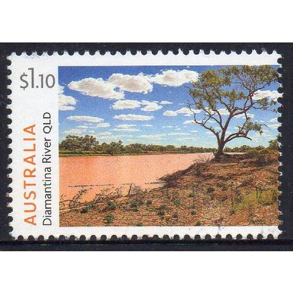 Australia 2022 Australian Rivers - Diamantina River, Qld $1.10 Used