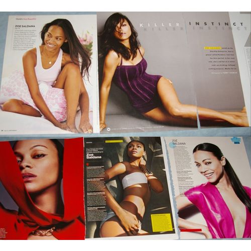ZOE SALDANA 82x Clippings
