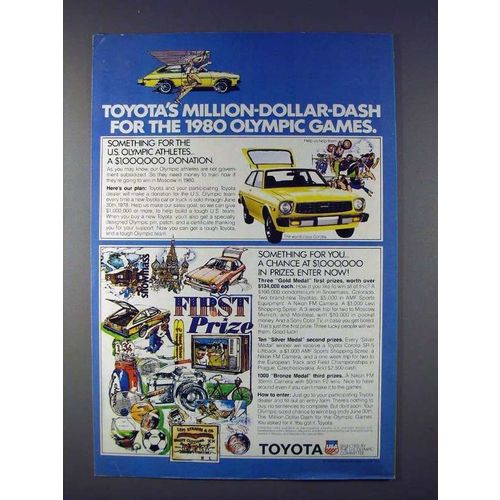 1978 Toyota Corolla Car Ad - Million-Dollar-Dash